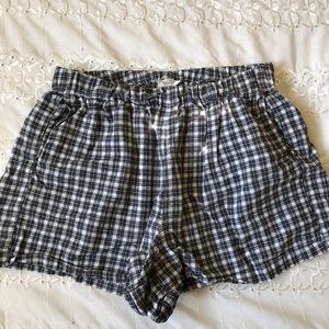 Brandy melville plaid logan shorts